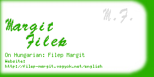 margit filep business card
